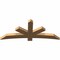 Ekena Millwork Alberta Smooth Timber Gable Bracket, Western Red Cedar, 72"W x 30"H x 3 1/2"D x 5 1/2"F, 10/12 Pitch GBW072X30X0406ALB00SWR - alternate 4